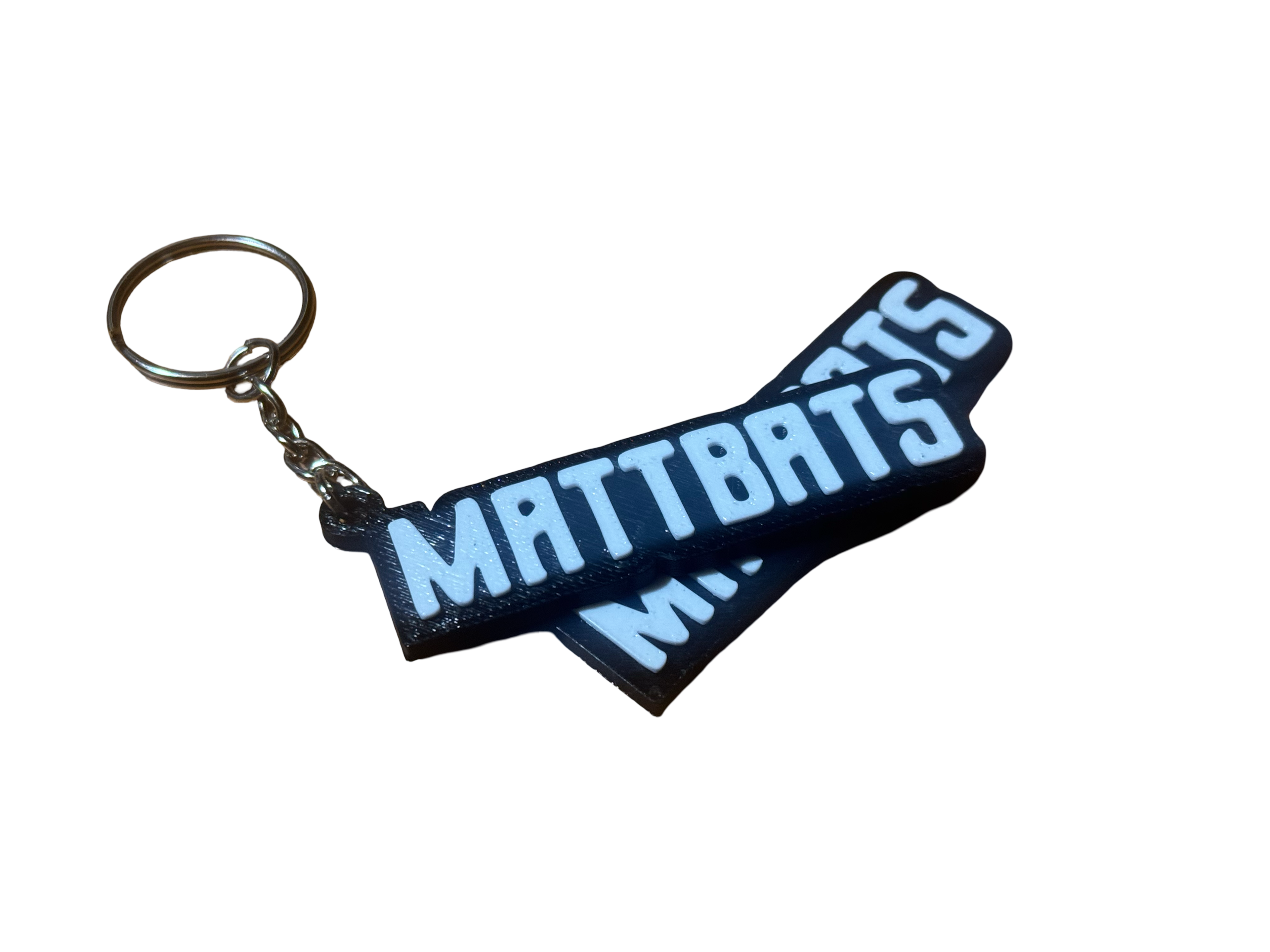 Matt Bats Logo KeyChain